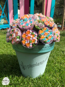 Read more about the article Blumenbouquet Cupcakes