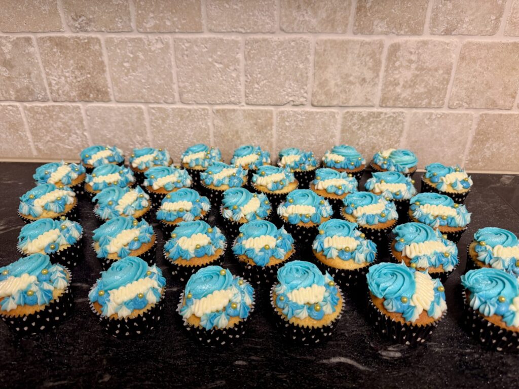 Blumen Abstrakt Selmoni Cupcakes